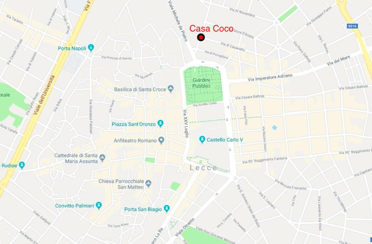 Casa Coco Leilighet Lecce Eksteriør bilde